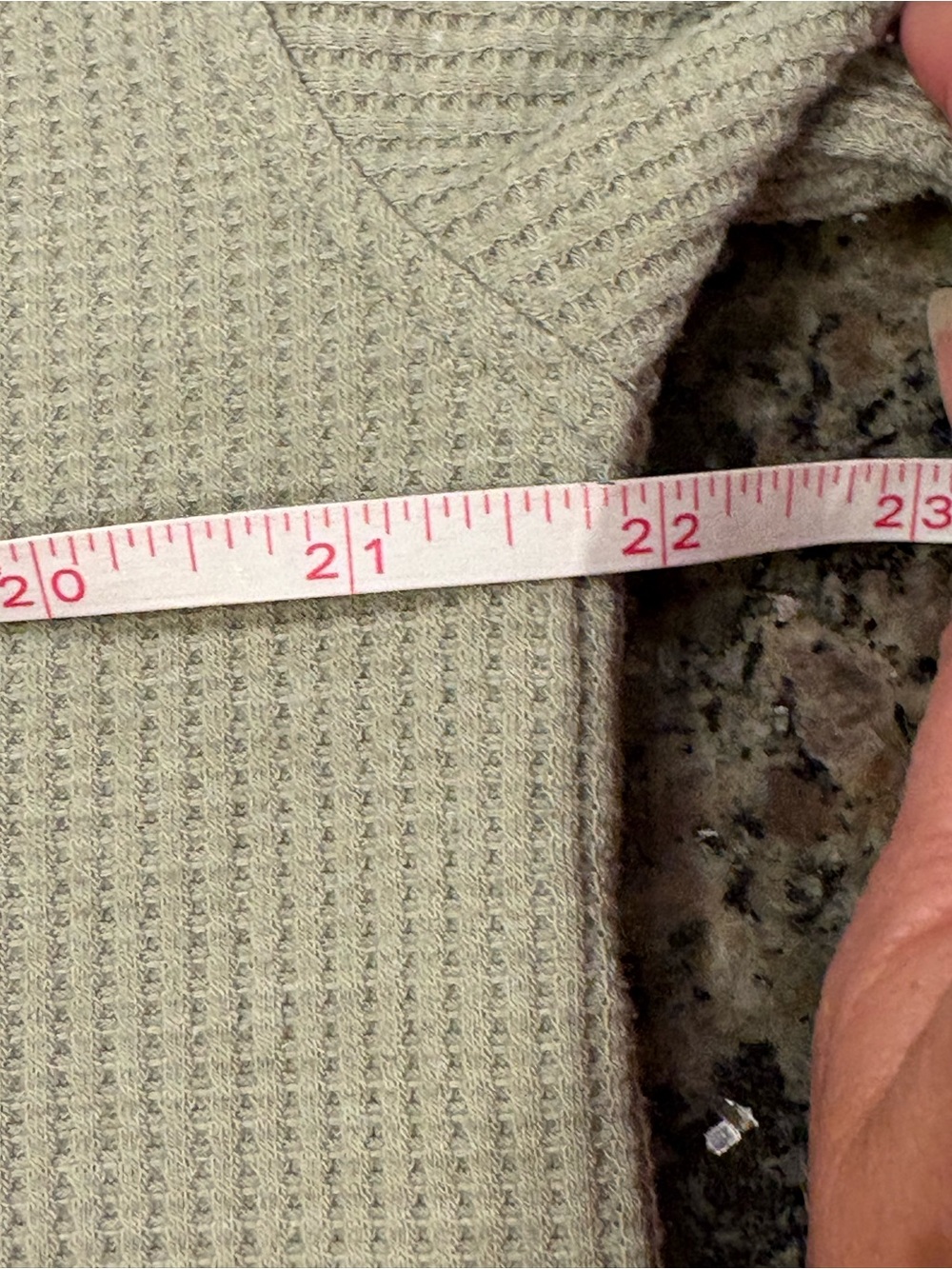 Lou & Grey Ribbed Knit Set Wide-Leg Pants - Includes Top - Sage Green Pull - Picture 5 of 5